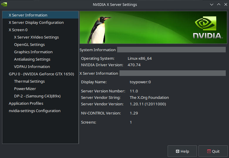 KDE Neon mit NVidia Geforce Karte