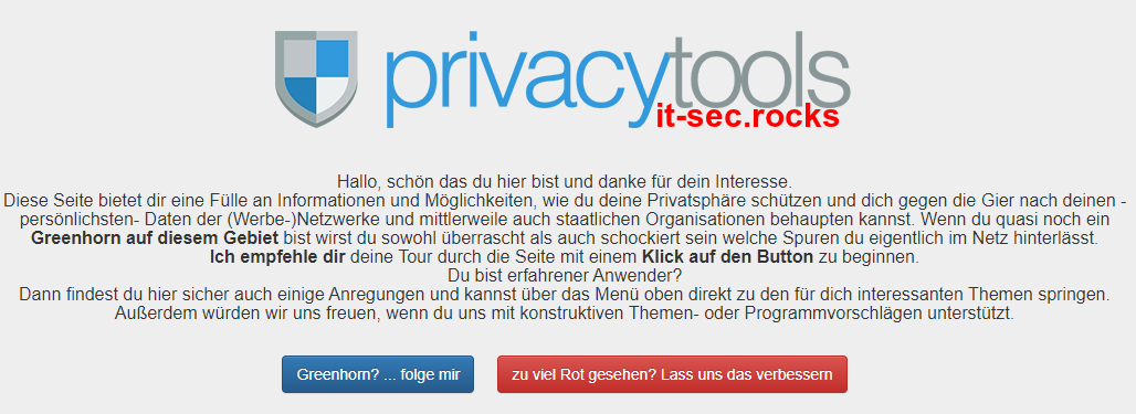 Privacy Tools